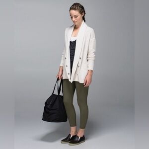 Lululemon Post Practice Cardigan
Heathered Oatmeal